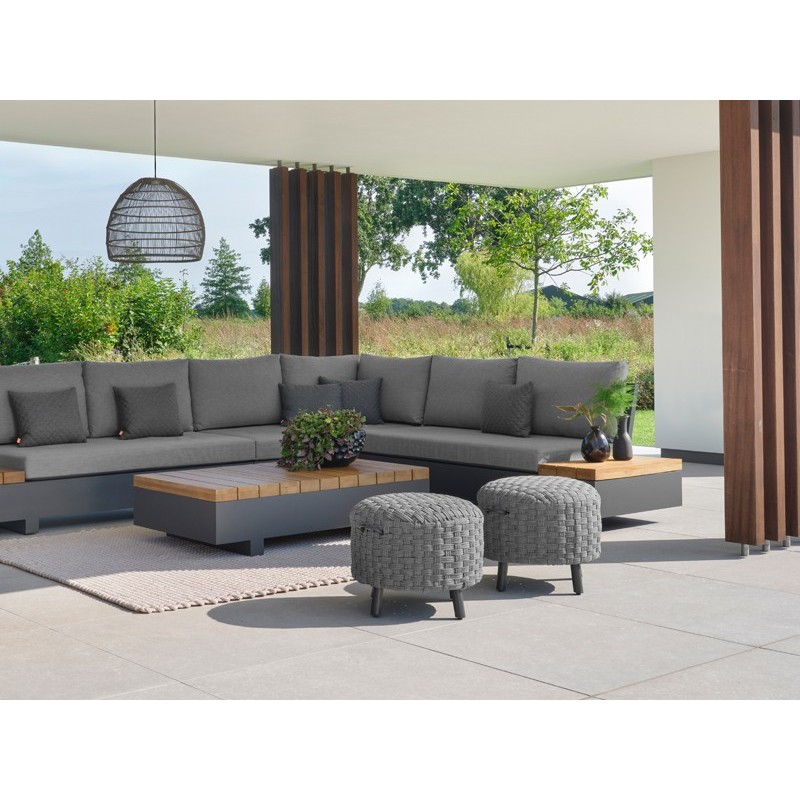 LIFE Edge hjørnesofa eller L-sofa med outdoor hynder all weather