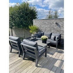 LIFE Timber sofasæt med outdoor hynder