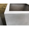 Høje frostsikre krukker i glasfiber lys beton
