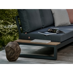 Kvalitets outdoor hjørnesofa med udendørs hynder