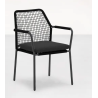 Havestol i outdoor reb - komfort og elegance