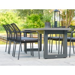 Havestol i outdoor reb - komfort og elegance
