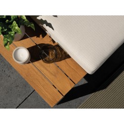Kvalitets outdoor hjørnesofa med udendørs hynder