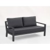 LIFE udendørs klassisk havesofa med armlæn og outdoor hynder.