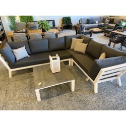 LIFE Timber lounge sæt. Hjørnesofa med ekstra sæde.