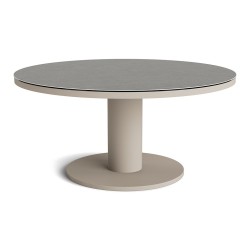 Oslo spisebord rundt ø150cm med 6 stk. Nuna spisebordstole