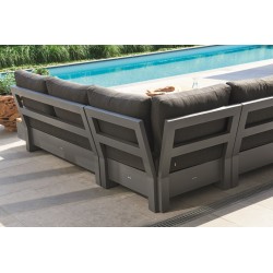 LIFE Edge hjørnesofa eller L-sofa med outdoor hynder all weather