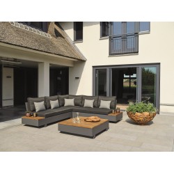 LIFE Edge hjørnesofa eller L-sofa med outdoor hynder all weather
