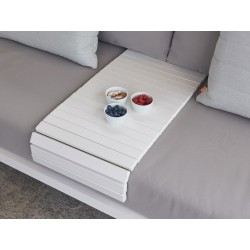 Bakke til sofa armlæn, puf eller sofasæde. Flexi plade til udebrug.